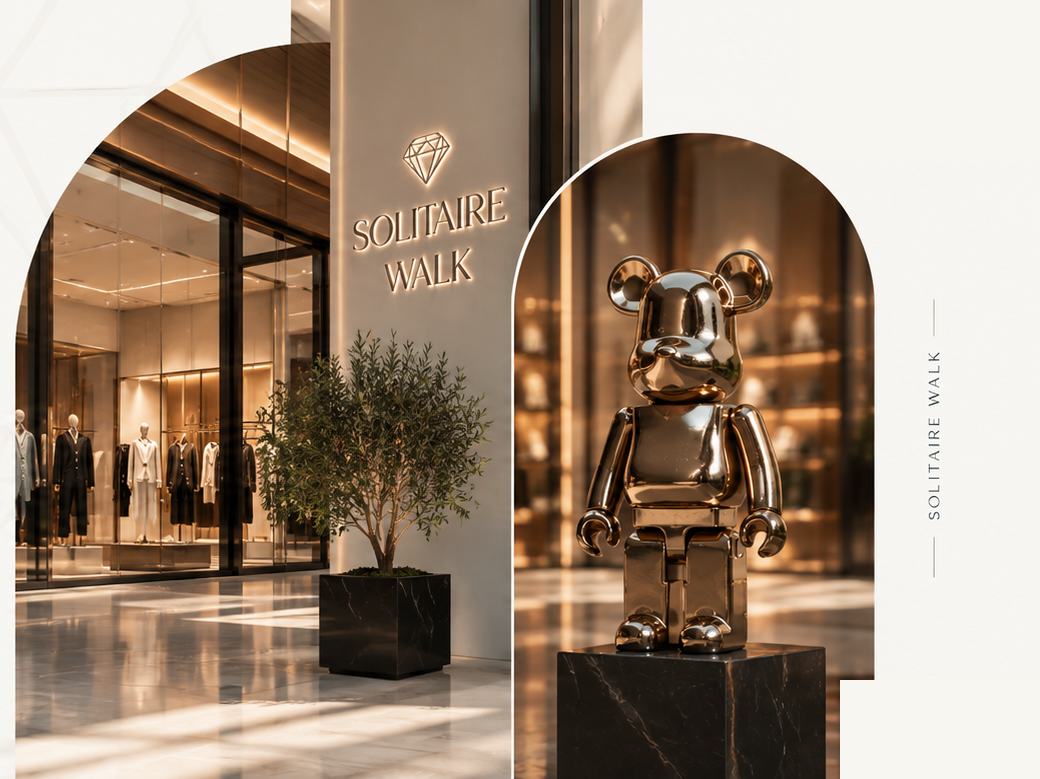 Solitaire Walk Luxury Retail Showcase